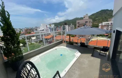 Cobertura com 3 dormitórios à venda, 160 m² por r$ 2.200.000,00 - praia de palmas - governador celso ramos/sc