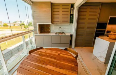 Apartamento com 3 dormitórios à venda, 115 m² por r$ 3.700.000 - palmas - governador celso ramos/sc