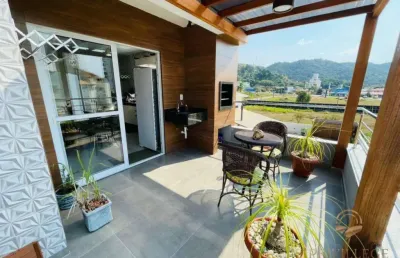 Apartamento duplex com 2 dormitórios à venda, 110 m² por r$ 750.000,00 - praia de palmas - governador celso ramos/sc