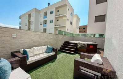 Apartamento garden com 2 dormitórios à venda, 140 m² por r$ 1.220.000,00 - praia de palmas - governador celso ramos/sc