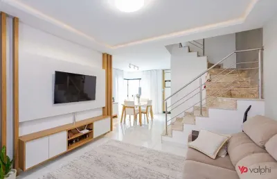 Casa em condomínio fechado com 3 quartos à venda na rua zonardy ribas, 246, boqueirão, curitiba por r$ 735.000