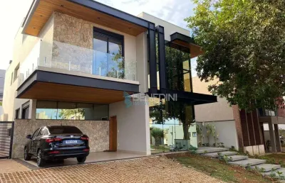 Sobrado com 4 dormitórios à venda, 372 m² por r$ 3.400.000,00 - alphaville - ribeirão preto/sp
