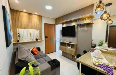 Apartamento com 2 dormitórios à venda, 45 m² por r$ 350.000,00 - condomínio terras de santa marta - ribeirão preto/sp
