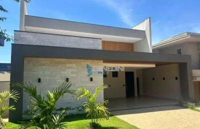 Casa com 3 dormitórios e escritório reversível venda, 280 m² por r$ 2.970.000 - reserva santa luisa - ribeirão preto/sp