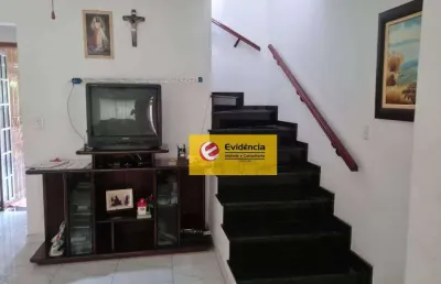 Sobrado à venda, 167 m² por r$ 650.000,00 - vila valparaíso - santo andré/sp