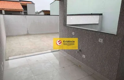Cobertura à venda, 94 m² por r$ 460.000,00 - vila pires - santo andré/sp
