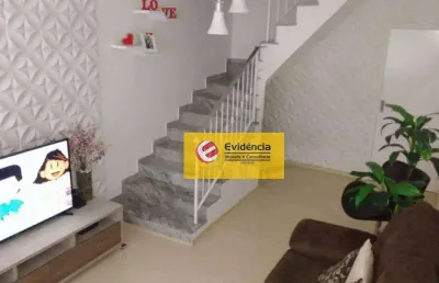 Sobrado à venda, 200 m² por r$ 590.000,00 - vila eldízia - santo andré/sp