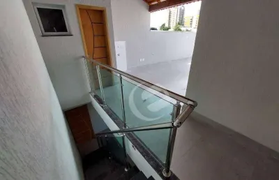 Cobertura à venda, 106 m² por r$ 559.999,99 - vila valparaíso - santo andré/sp