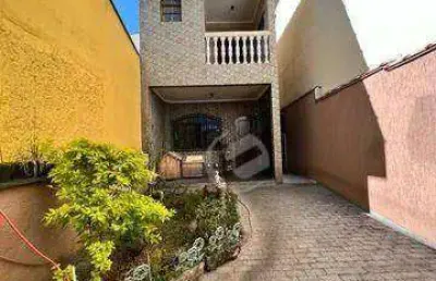 Sobrado à venda, 178 m² por r$ 790.000,00 - vila tibiriçá - santo andré/sp