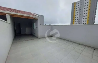 Cobertura à venda, 92 m² por r$ 495.000,00 - vila pires - santo andré/sp