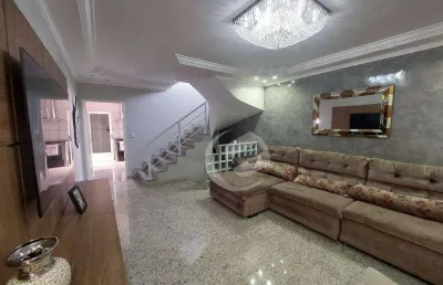 Sobrado à venda, 235 m² por r$ 800.000,00 - jardim oriental - santo andré/sp