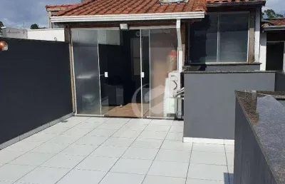 Cobertura à venda, 90 m² por r$ 370.000,00 - vila tibiriçá - santo andré/sp