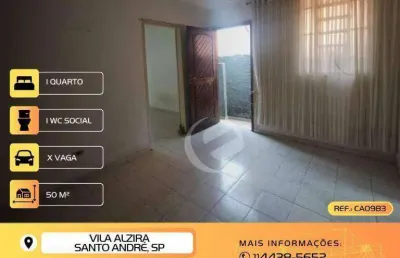 Casa à venda, 50 m² por r$ 349.999,99 - vila alzira - santo andré/sp