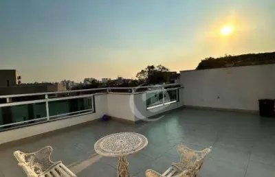 Cobertura à venda, 120 m² por r$ 730.000,00 - jardim paraíso - santo andré/sp