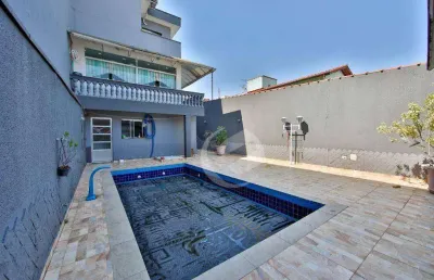 Sobrado à venda, 294 m² por r$ 1.900.000,00 - vila scarpelli - santo andré/sp