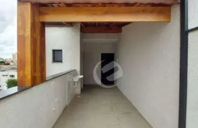 Cobertura à venda, 82 m² por r$ 529.000,00 - vila scarpelli - santo andré/sp