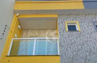 Sobrado à venda, 140 m² por r$ 745.000,00 - vila camilópolis - santo andré/sp