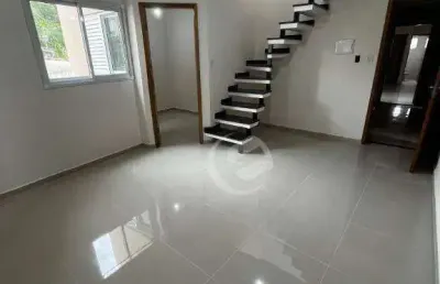 Cobertura à venda, 100 m² por r$ 520.000,00 - vila mazzei - santo andré/sp