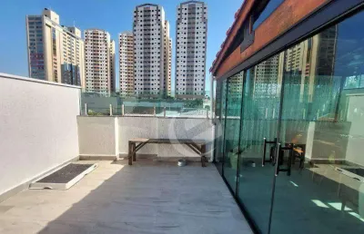 Cobertura com 2 dormitórios à venda, 114 m² por r$ 580.000,00 - vila apiaí - santo andré/sp