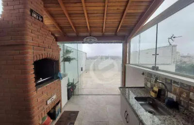 Cobertura com 2 dormitórios à venda, 96 m² por r$ 470.000,00 - jardim paraíso - santo andré/sp