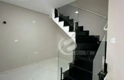 Cobertura com 2 dormitórios à venda, 124 m² por r$ 530.000 - vila linda - santo andré/sp