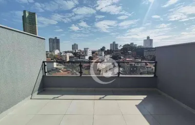 Cobertura com 2 dormitórios à venda, 94 m² por r$ 290.000,00 - vila valparaíso - santo andré/sp