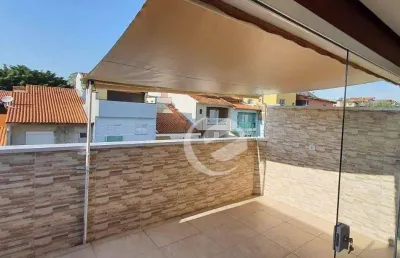 Cobertura com 2 dormitórios à venda, 100 m² por r$ 430.000 - jardim las vegas - santo andré/sp