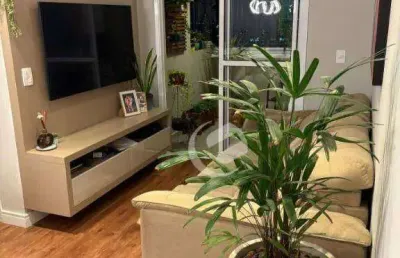 Apartamento com 2 dormitórios à venda, 50 m² por r$ 425.000 - vila scarpelli - santo andré/sp