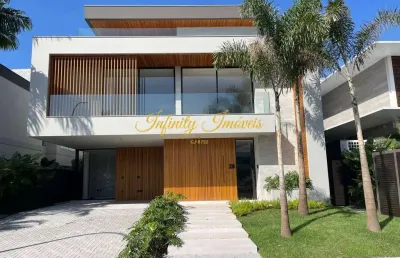 Alphaville casa triplex de alto padrão com 5 suítes na barra da tijuca