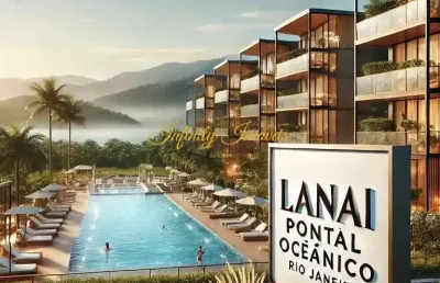 Lanai pontal oceânico apartamento 2 quartos com suíte