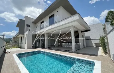 Casa com 4 suítes no condomínio terras de atibaia i
