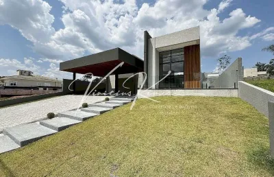 Aceita permuta! casa de alto padrão com 4 suítes no condomínio equilibrium atibaia