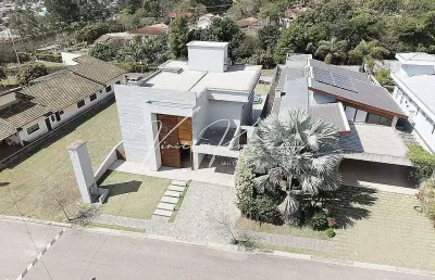 Casa minimalista no condomínio shambala lll atibaia