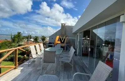 Casa em condomínio fechado com 3 quartos à venda na rua alameda humaitá, 10, guarajuba, camaçari, 164 m2 por r$ 2.150.000