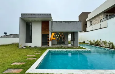 Casa em condomínio fechado com 3 quartos à venda na Acesso Lagoas De Guarajuba, 10, Monte Gordo, Camaçari