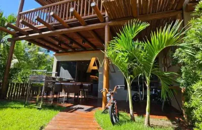 Casa em condomínio fechado com 3 quartos à venda na Acesso 1 Praia De Itacimirim, Itacimirim, Camaçari