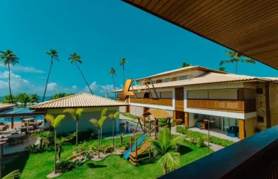 Village pé na areia com 2 suítes em itacimirim - porteira fechada
