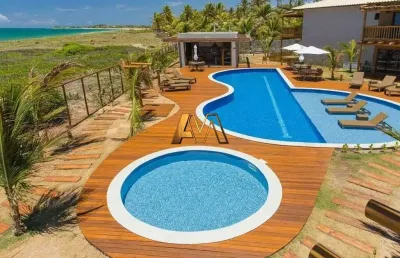 Casa duplex 3 suítes em itacimirim - porteira fechada (frente mar)