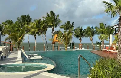 Apartamento 4 suítes vist mar pé na areia - itacimirim