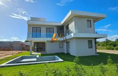 Casa em condomínio fechado com 4 quartos à venda na Acesso 01-65, 230, Guarajuba, Camaçari