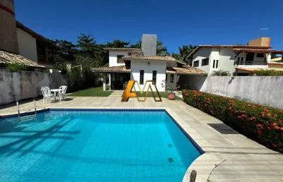 Casa em condomínio fechado com 4 quartos à venda na Rua Dos Laços, 103, Barra do Jacuípe, Camaçari