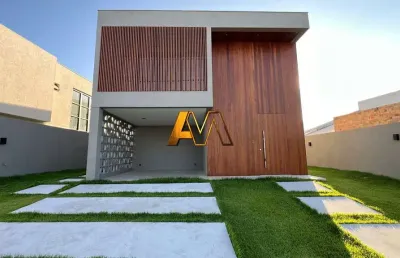 Casa em condomínio fechado com 4 quartos à venda na Rua Caraíva, S/N, Alphaville (Abrantes), Camaçari