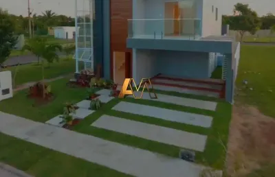 Casa em condomínio fechado com 4 quartos à venda na Rodovia Da Ba-531 - Via Abrantes - Cascalheira, Limoeiro, Camaçari