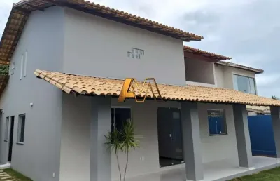 Casa em condomínio fechado com 4 quartos à venda na Rodovia Ba-099, KM 08, Praia de Busca Vida, Camaçari