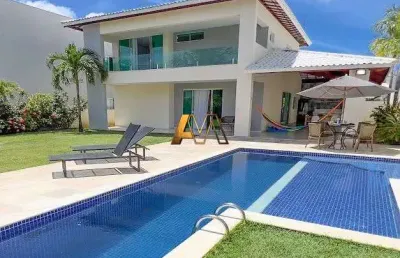 Casa em condomínio fechado com 4 quartos à venda na Avenida Humaitá, 250, Guarajuba, Camaçari