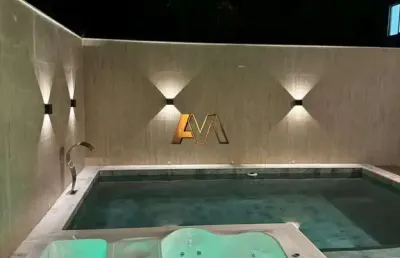 Luxuosa casa de alto padrão 4 suítes em abrantes - porteira fechada