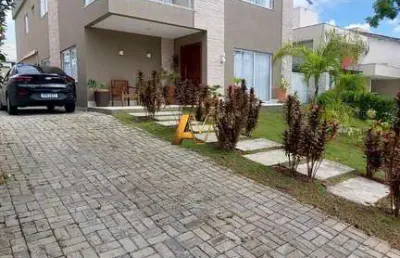 Casa com piscina privativa - 4 suítes no alphaville litoral norte ii - mobiliado
