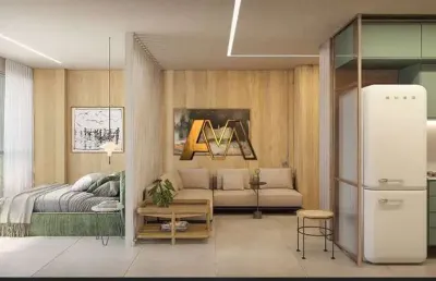 Apartamento com 1 quarto à venda na Avenida Octávio Mangabeira, 693, Armação, Salvador