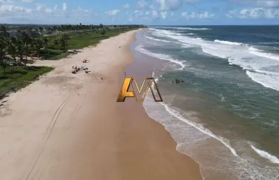Terreno em condomínio fechado à venda na Rua Dos Laços, 963, Barra do Jacuípe, Camaçari