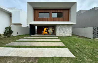 Casa em condomínio fechado com 4 quartos à venda na Rua Caraíva, S/N, Alphaville (Abrantes), Camaçari